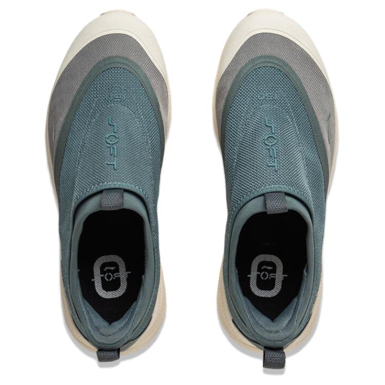 Li Ning Soft Go 2 Retro Versatile Fashion Classic Trend Shock Absorption Non-Slip Wear-Resistant Low-Top Casual Shoes Men Casual Shoes AGLV005-11