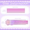 Benvo 4Pcs Sliding Retractable Pencil Erasers with Cat Paw Plastic Sleeve Cute Jelly Erasers for School Office Clean Erase Rubber(Gradient Color)