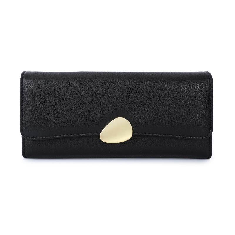 Tailian Classic Women's Three-Fold Lychee Grain Wallet Clutch Purse