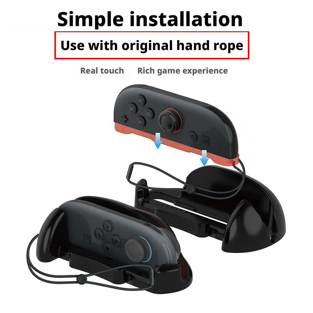 2Pcs Mouse Grip For Switch 2 Joy-Con Controller Left Right Game Controller Mouse Holder Base Ergonomic Game Handle Bracket