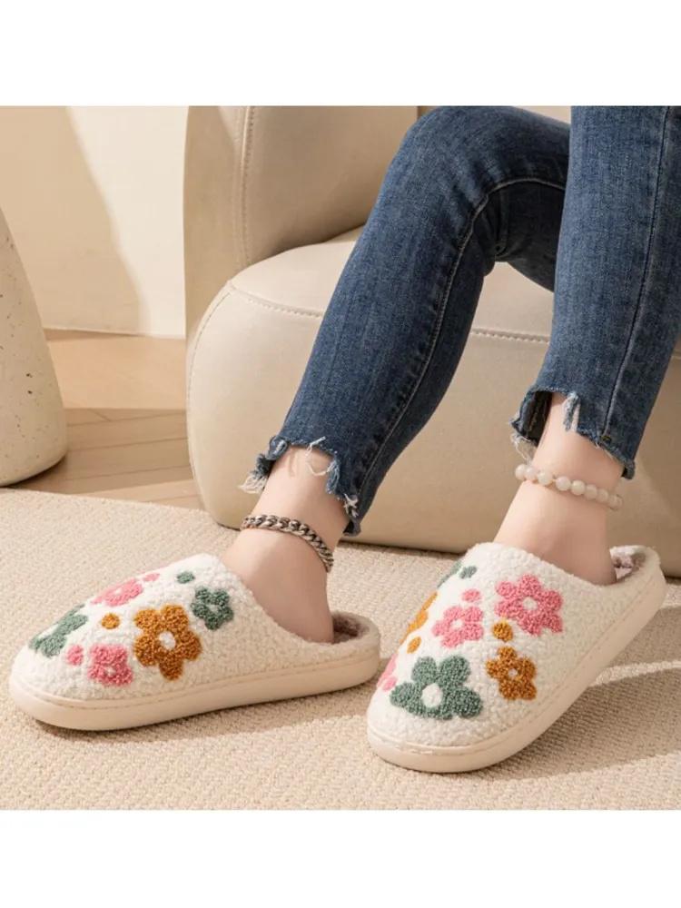 

Winter Cotton Shoes And Slippers Indoor And Outdoor Fashionable Warm Shoes 44 білий