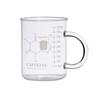 Transparent Coffee Mug Heat-resistant Tea Cup Drinkware Glass Graduated Cup  Juice