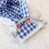 Plüschkleidung, Gingham-karierter Kapuzenpullover mit Katzenohren für 10 cm Plüschtiere, Grau, Oshikatsu-Artikel [Gebraucht]