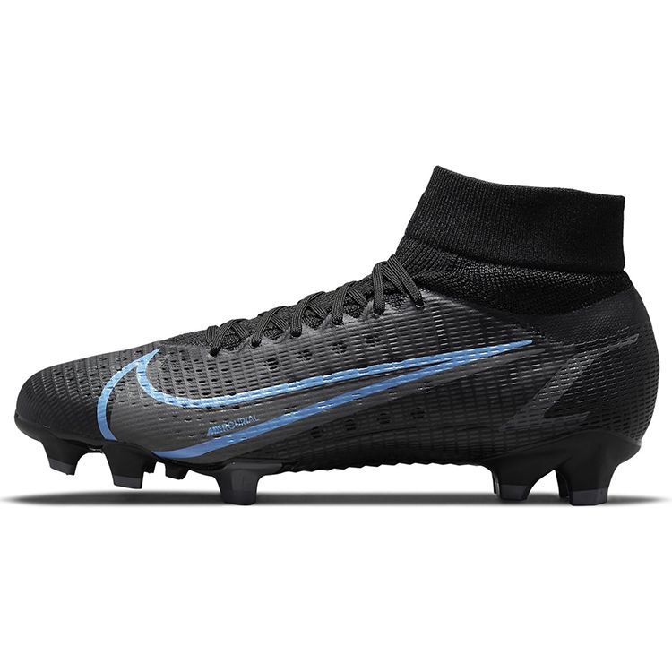 

Nike Мужские бутсы Mercurial Superfly 8 Pro FG Черный Фото-синий Железо-серый CV0961-004 42