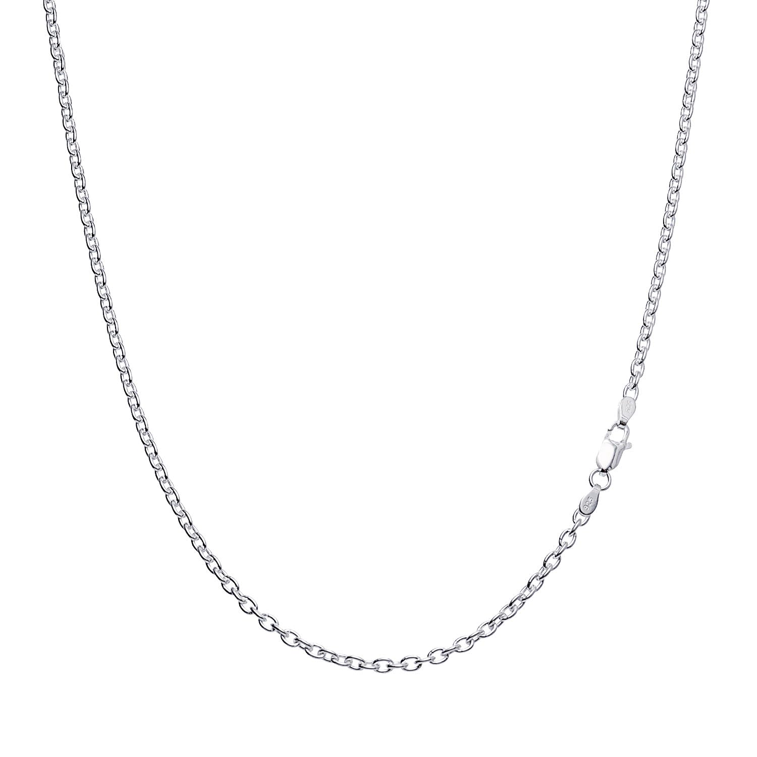 

Azuki Chain Silver 45cm [Sears] Necklace, 925, 2.8mm width,