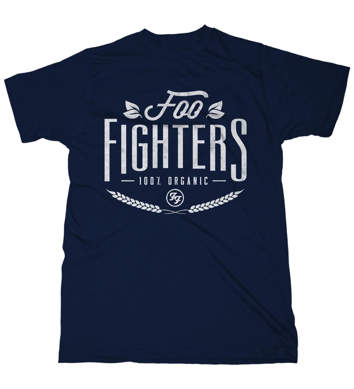 Foo Fighters 100% Organic Dave Grohl Rock Official Mens Unisex T-Shirt S