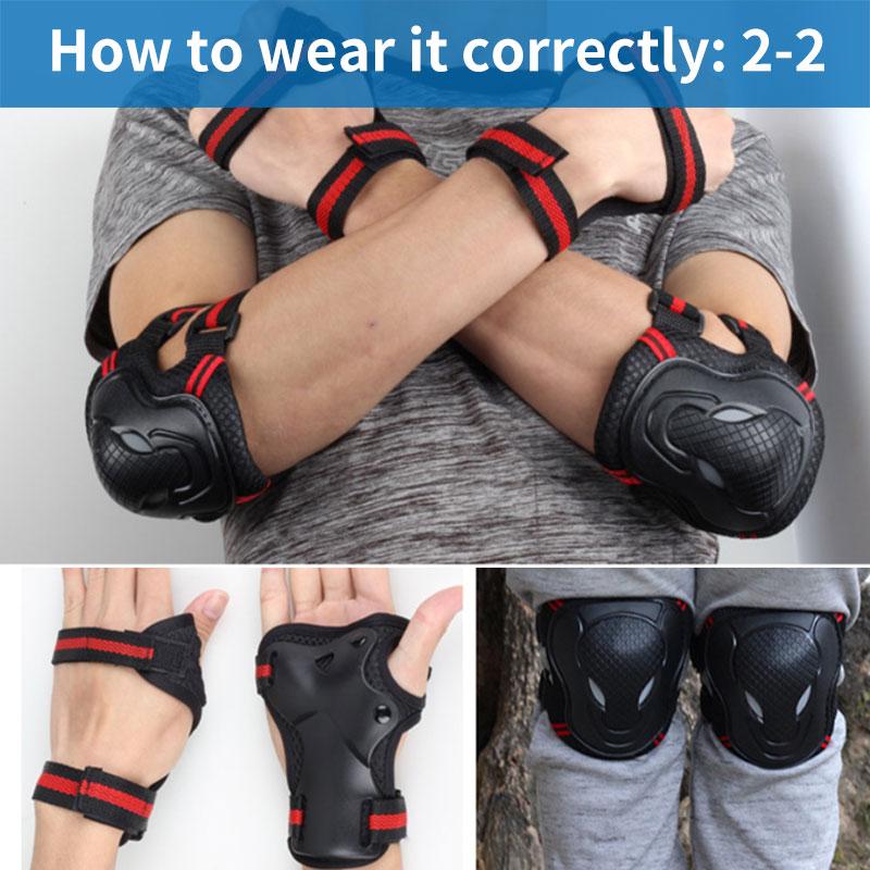 Child protective equipment helmet elbow knee pads for girls aged 3 4 5 6 7 8 9 10 11 12 year boy Suitable for roller skating and skiing