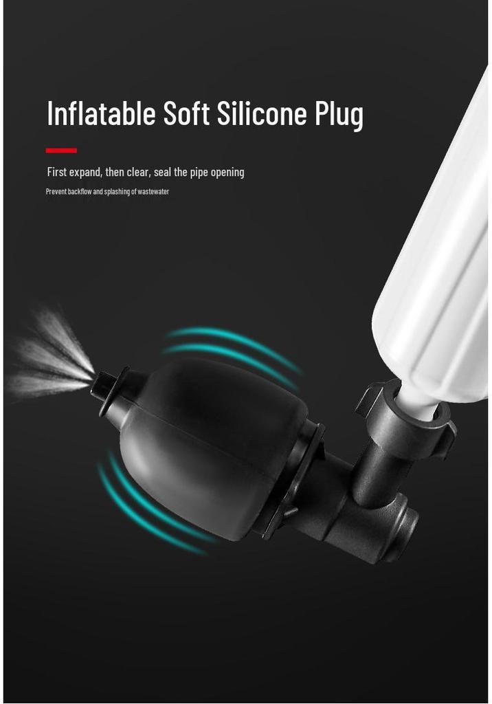 Enhanced High-Pressure Toilet Unclogger – One-Shot Clog Removal Tool