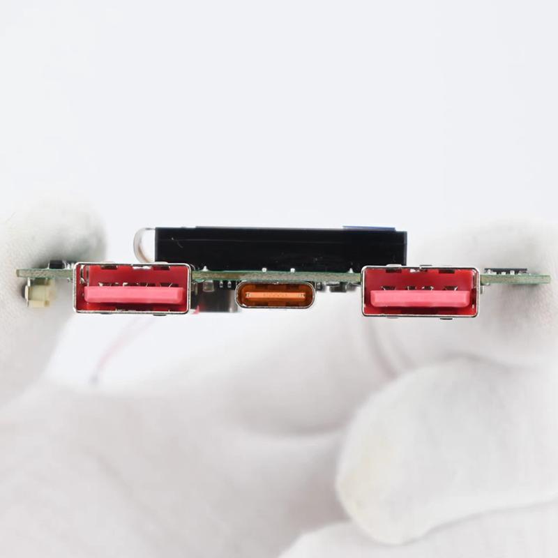 1Pcs Bidirectional Fast Charger Buck Converter Mobile Power Module Diy Power Motherboard With Display Type-C Usb 22.5W
