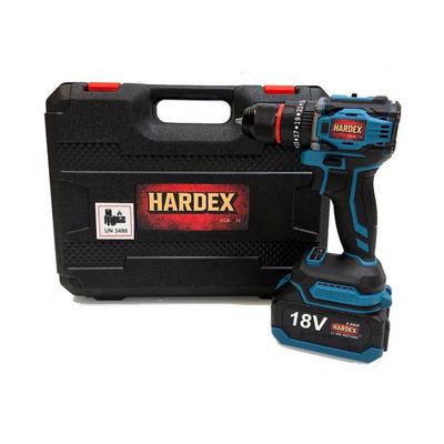 HARDEX Brushless Drill Driver 50 Nm 0-1450 Rpm 2 X 4.0 Ah Batteries