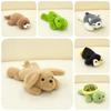 Cute Plush Animal Pillow Soft Toy Collection Featuring Adorable Dog Dinosaur For Kids