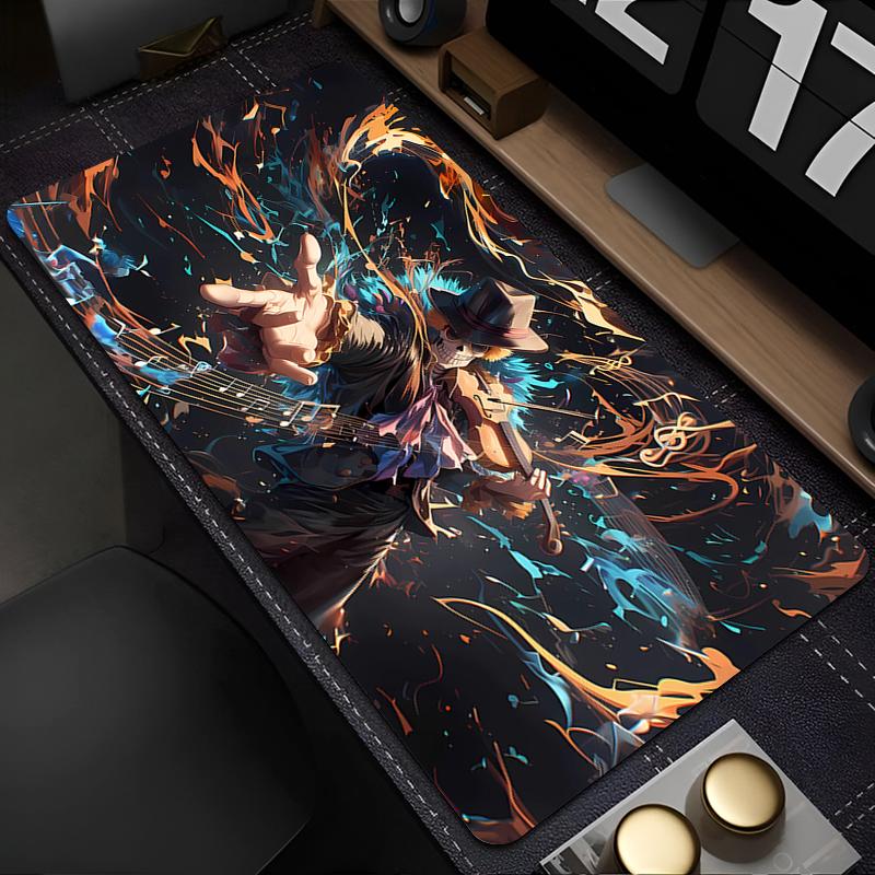 

Anime Mouse Pad one piece Brook Gaming Accessories Notbook Computer Speed Mini Pc Gamer Keyboard Pad Desk Mat Mousepad 30x60x0.2cm
