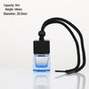 Square Car Aromatherapy Pendant - Mini Glass Essential Oil Diffuser & Decorative Fragrance Bottle