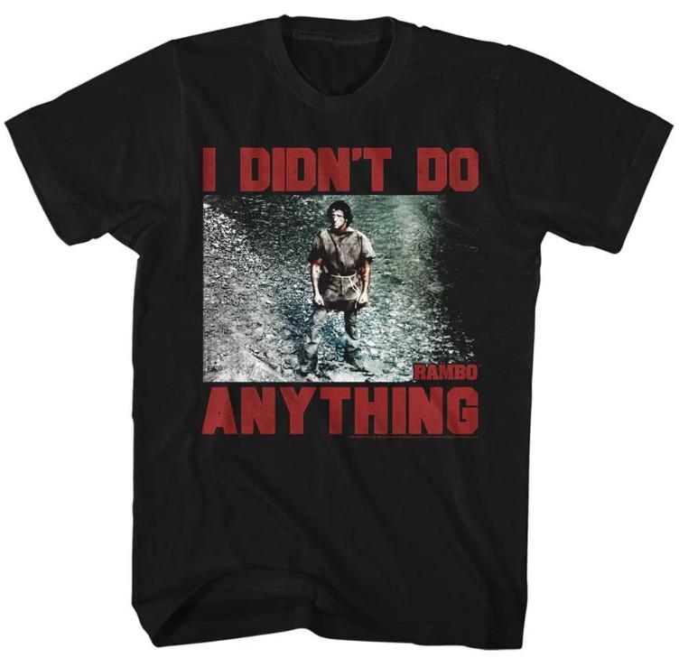 Rambo - Didnt Do - Short Sleeve - Adult - T-T-Shirt S