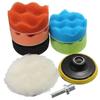 High quality 8PCS Buffing Sponge Polishing Pad Kit for Car Paint Restoration