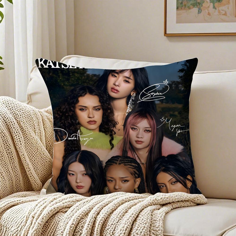 Band glamourös KKKATSEYE Kissenbezug Kissenbezug Milbenschutz Wohnzimmer Sofa Dekor Kissen Zimmer
