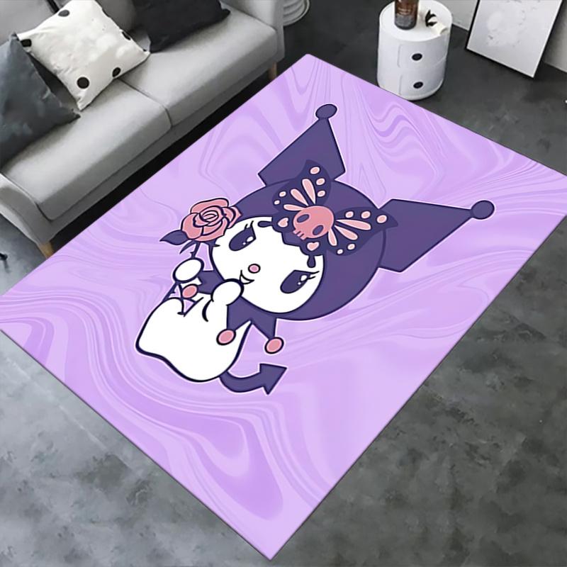 Office Rug Gothic, Kawaii Anti-Slip Rug, Machine Washable for Living Room, Bedroom, Office, Multiple Sizes, Bedroom Mat, Decorative Mat, Durable Mat,