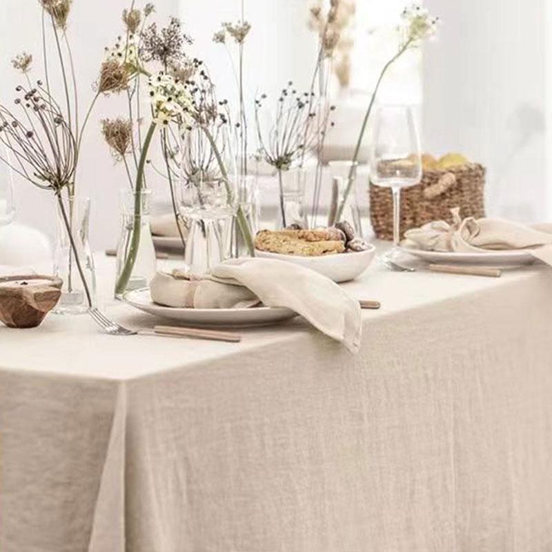 Tovaglie per la casa, Feste di matrimonio, Decorazioni per la tavola da pranzo delle feste, Tovaglie da cucina, Tovaglie con morbida texture plissettata