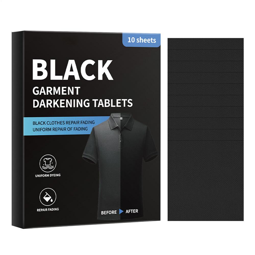 Black Clothing Color Restorer Sheet Black Trouser Clothes Laundry Tablet Restore Black Color Laundry Paper for Washing Machine