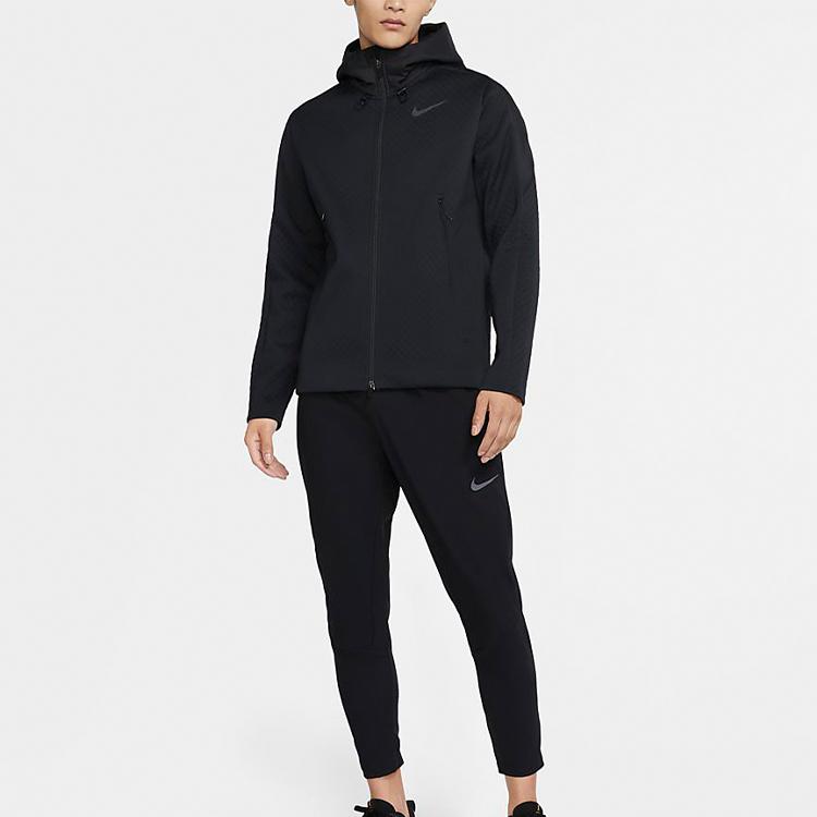 Nike Therma Training Hooded Jacket Men Outerwear Black CU7367-010