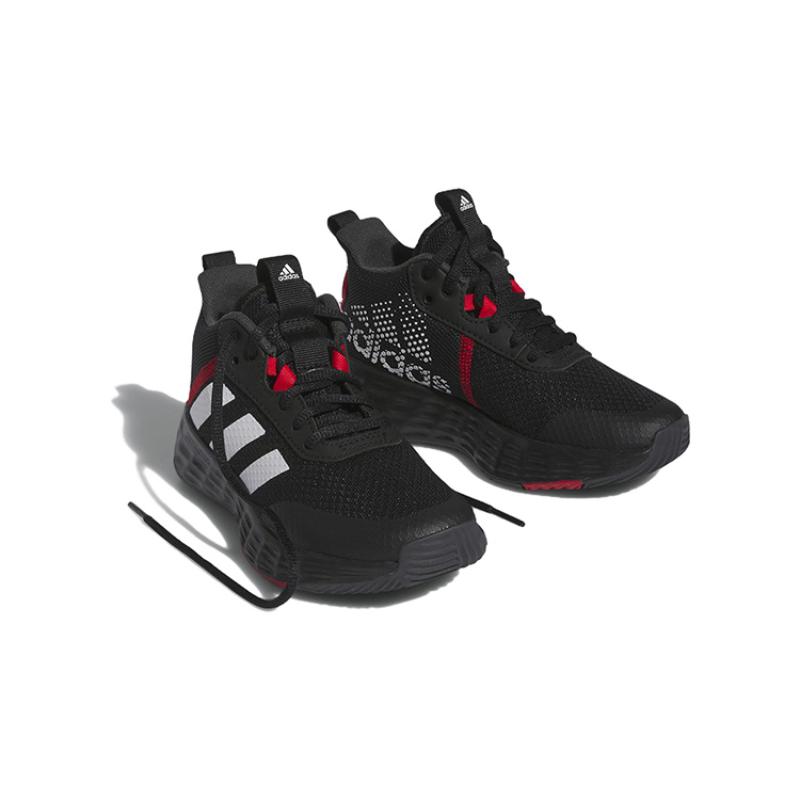 adidas Ownthegame 2.0 Core Black Cloud White Vivid Red GS Sneakers IF2693