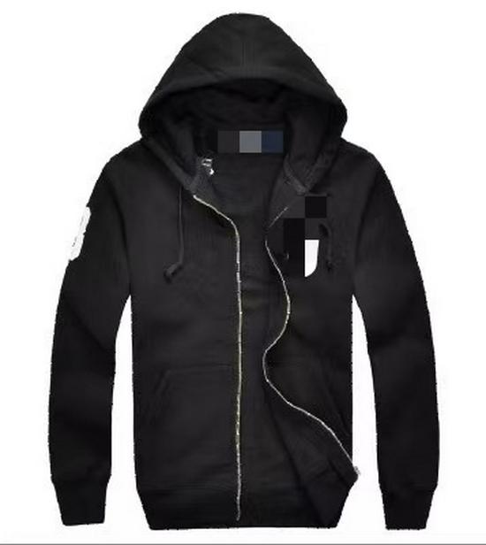 Men's Plus Size Cotton Zipper Sweatshirt - Big Horse Embroidery, Autumn/Winter Style, Long-Sleeve Casual Running Jacket