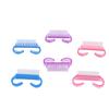 6.5cm Long Plastic Manicure Pedicure Brush Nail Cleaning Tools Soft Remove Dust Makeup Brushes Nail Care Accessories