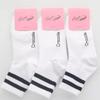 Women's Mid-Calf Socks White Crocodile 3-Pair Set