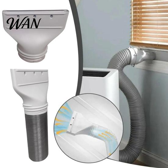 Air Conditioner Vent Hose Connector AC Window Flat Adapter, Exhaust Nozzle Coupler, 130mm/150mm for Portable Car Conditioner, Universal Kit Pipe Joint
