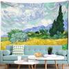 Sea Voyage Oil Painting Tapestry Wall Hanging Van Gogh Art   Bedroom Living Room Home