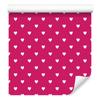 Purple and Powder Pink Hearts Wallpaper 50x1000