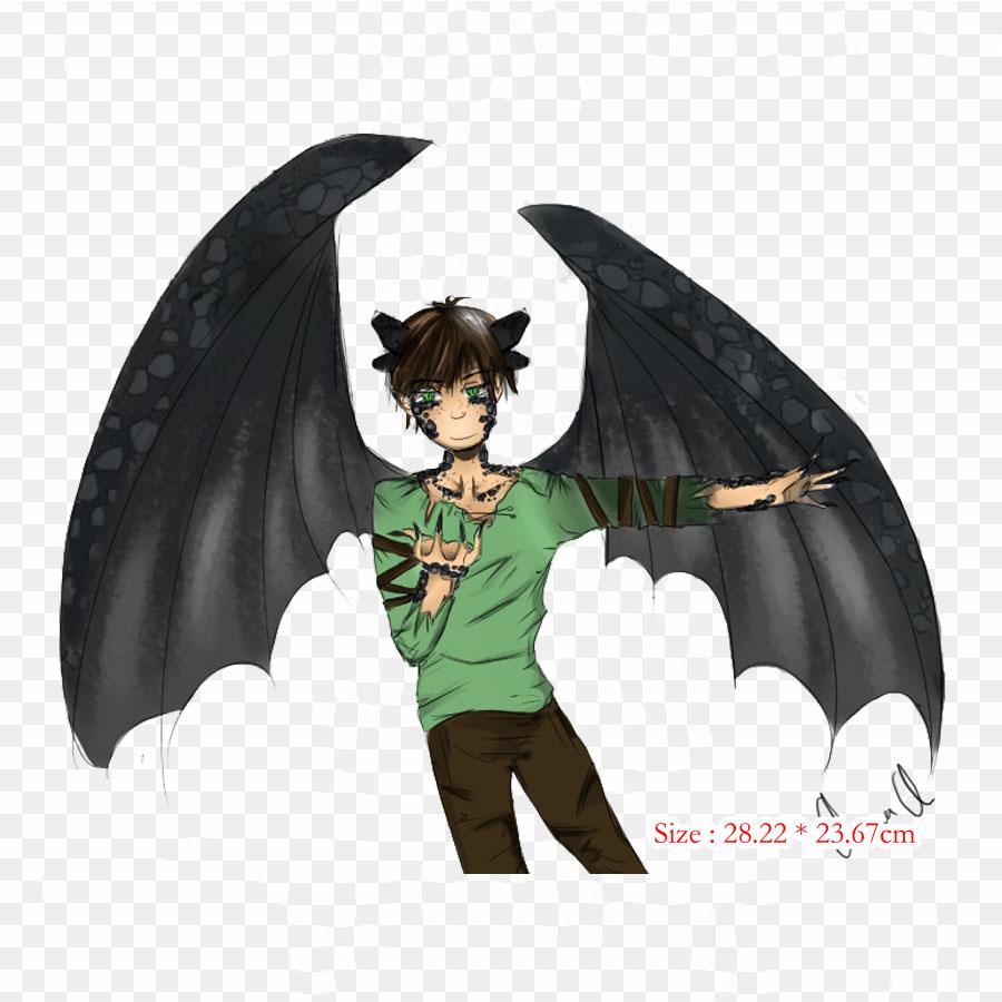 Drak Škyťák Nažehlovací Vinylové Náplasti Samolepky pro Potisk Tepelným Přenosem na Oblečení DIY Aplikace Pratelné Náplasti