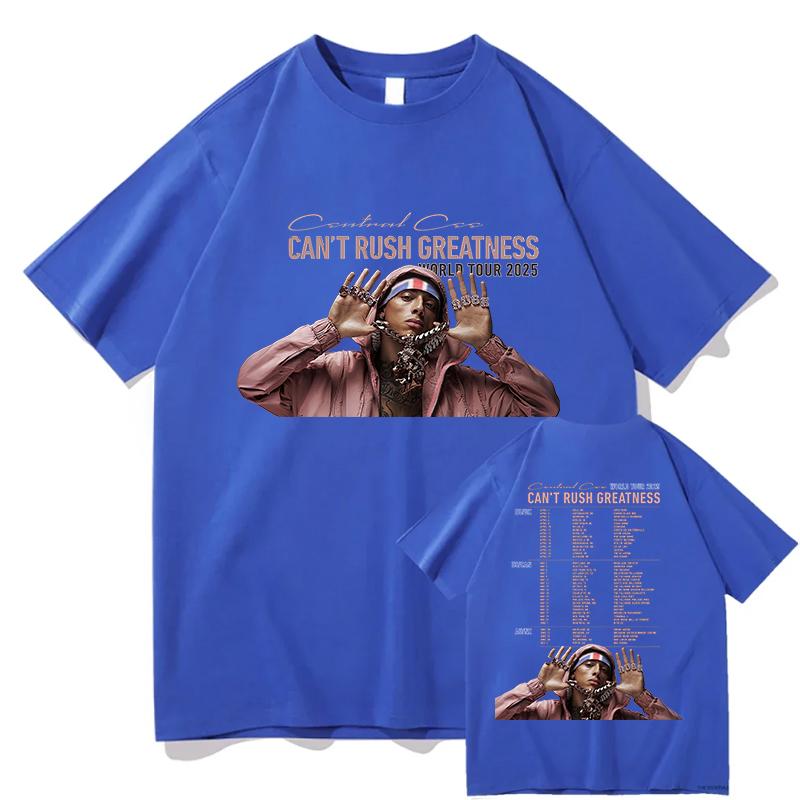 Central CEE Album Cant Rush Greatness World Tour Tshirt Cotton Tees 2025 Tshirts Short Sleeve Summer Unisex Graphic Streetwear