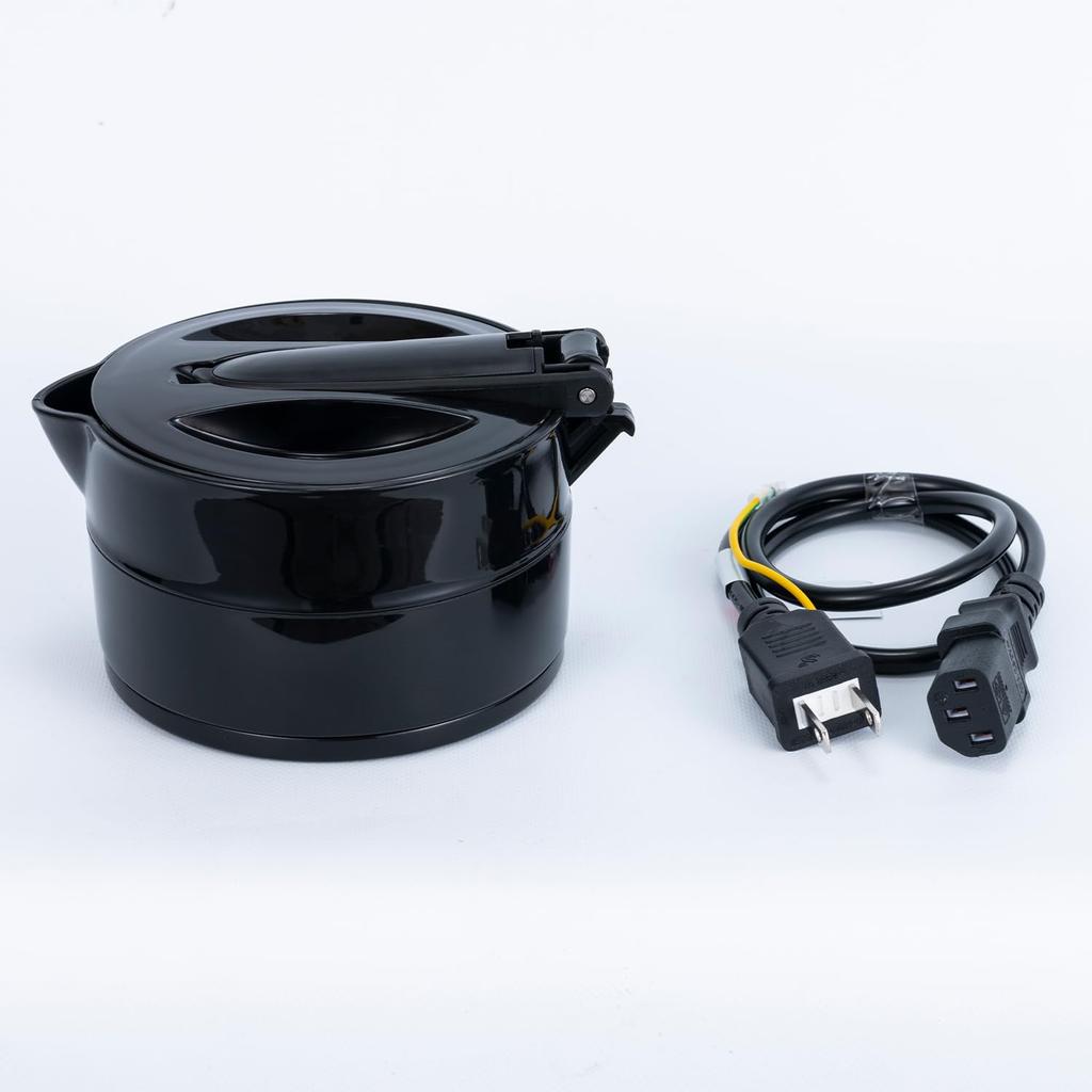 MCO Compact Foldable Electric Kettle, 600ml, Automatic Voltage Switching, Perfect for Travel and Overseas, Black, Product Code: 26634