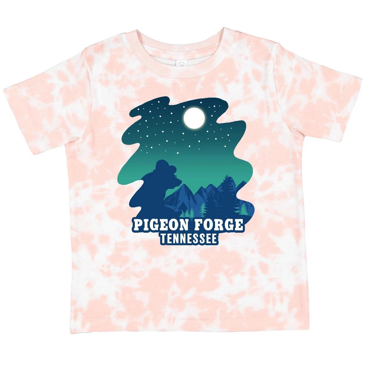 Inktastic Smoky Mountains Pigeon Forge Tennessee With Bear Toddler T-Shirt State 150