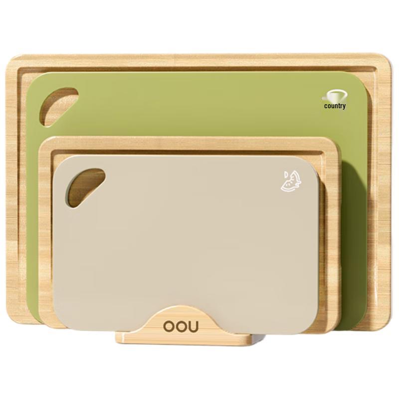 

OOU Anti-Bacterial Bamboo Cutting Board 5-Piece Set