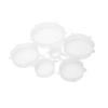 JL Extensible silicone Couvercles TRIMESTRE réutilisable Cuisine Couvre Expandable Couvercles alimentaires pour les conserver frais