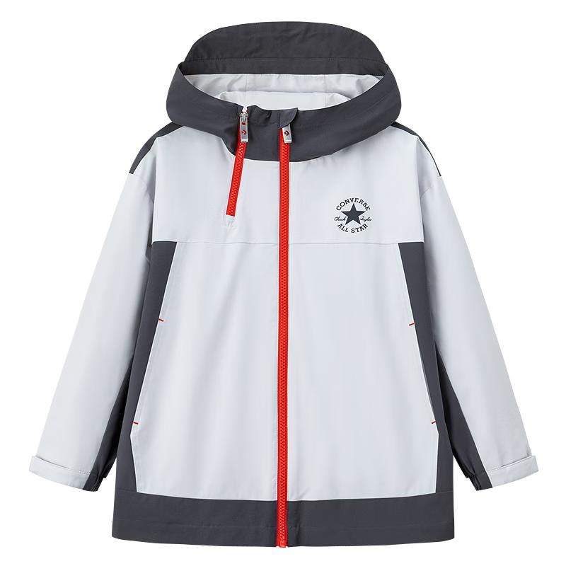 

Converse Kids Water-Repellent Hooded Windbreaker 5