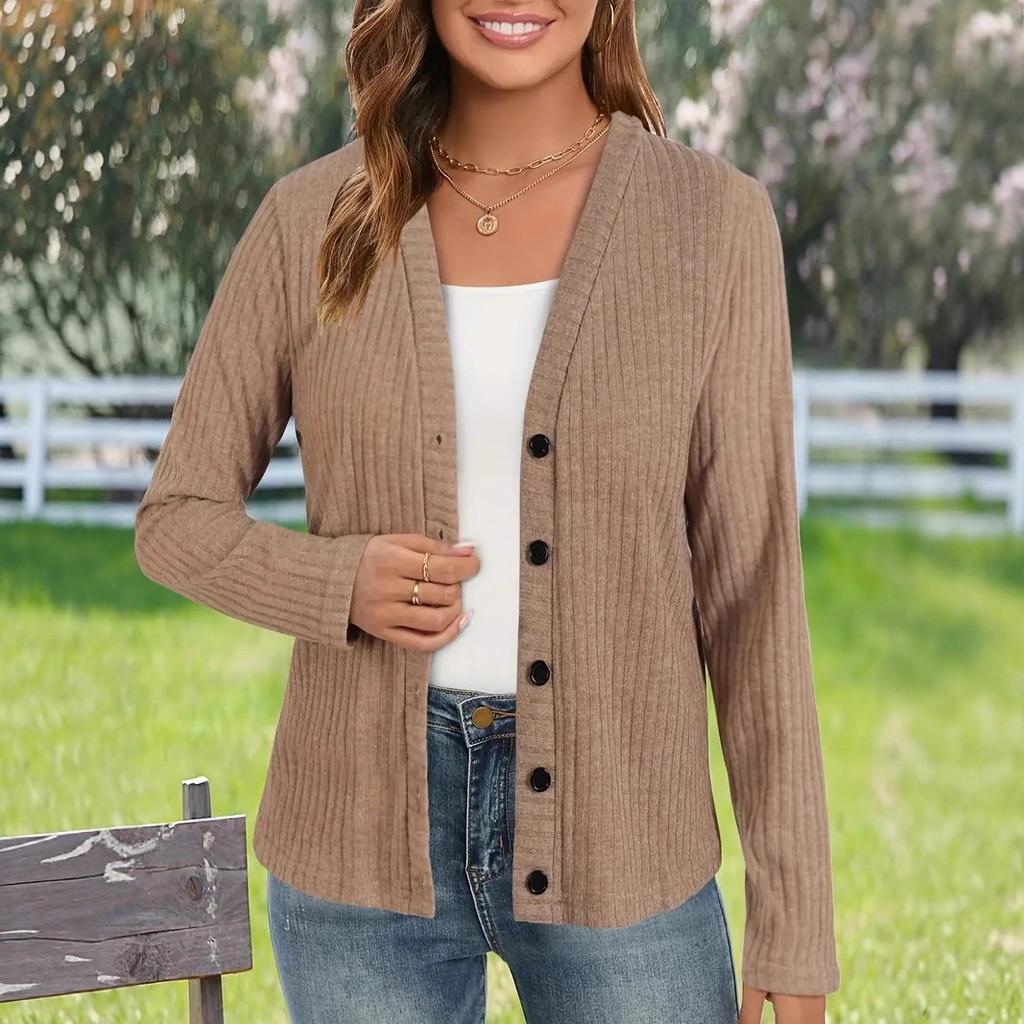 Herbst- und Winter-Neukollektion: Lockere Vielseitige Übergroße Lässige Vielseitige Strickjacke