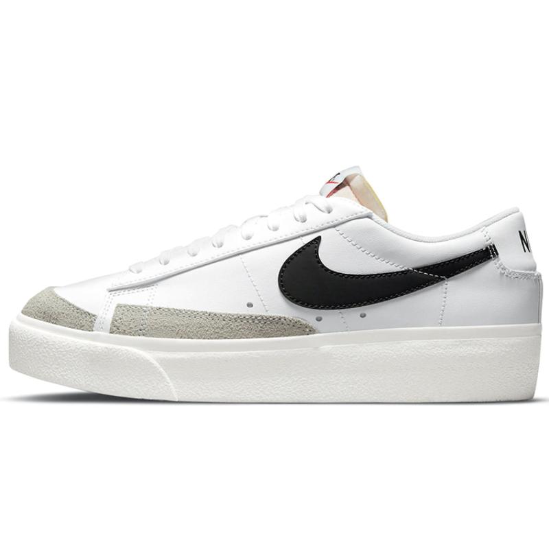 

Женские кроссовки Nike Blazer Low Platform Белые Черные Обувь для скейтбординга DJ0292-101 38