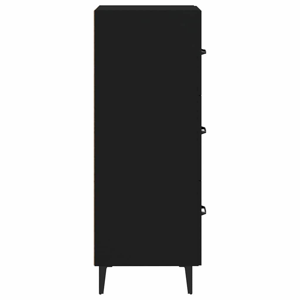 Sideboard Black 34.5 x 34 x 90 cm Particleboard