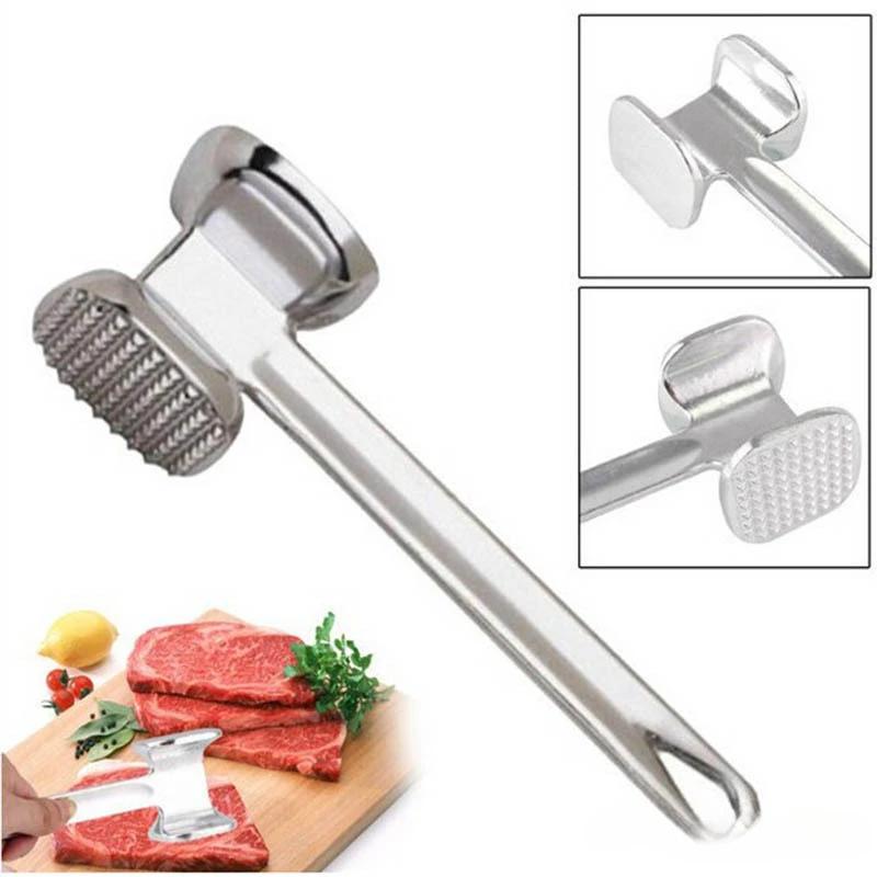 Household aluminum alloy double-sided meat hammer, steak hammer, loose beef tenderizer, kitchen accessory