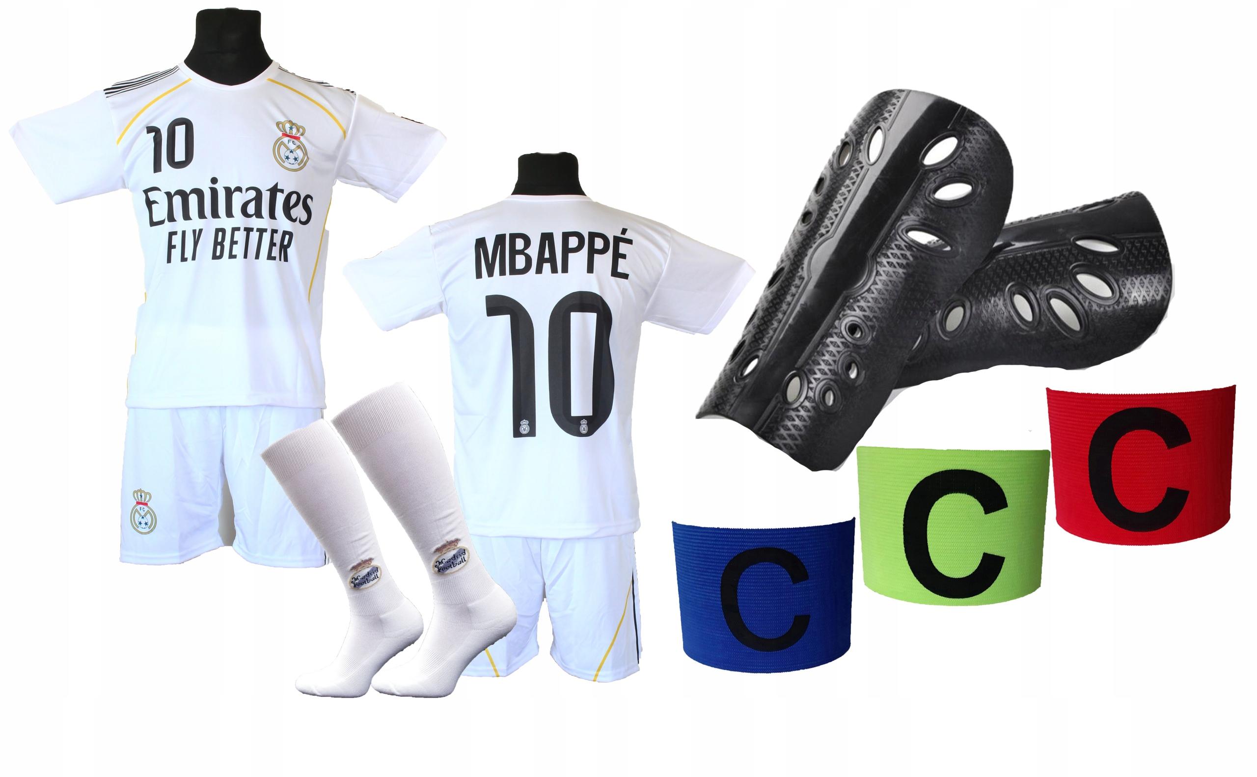 Kit da calcio bianco MBAPPE + calzini + accessori - OO 134