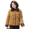 New Chinese Style Padded Winter Coat for Middle-aged Women