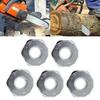 5x Tool Bar Nuts For Stihl MS 180 250 381 361 440 660 Chainsaw 0.87 Inch M8 Silver Metal Replacement Part Set Spare
