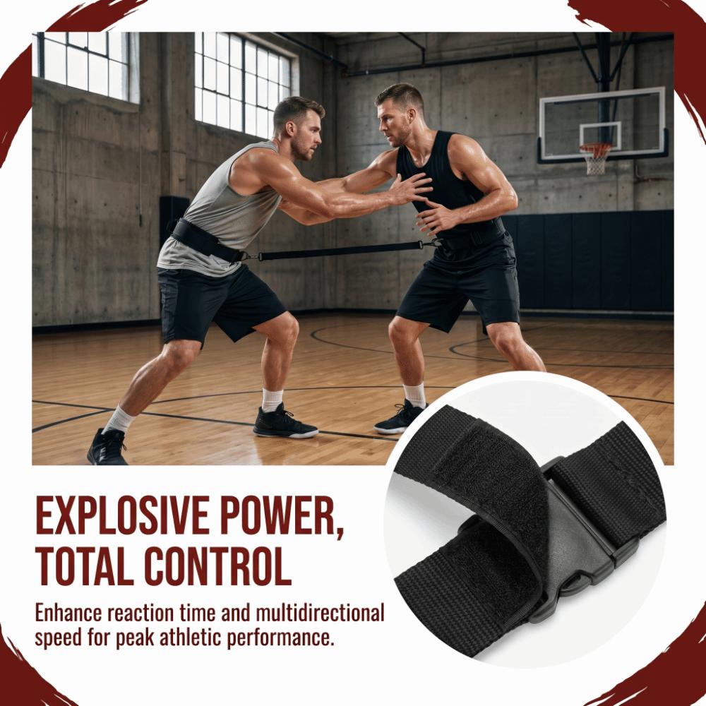 5pcs Flat Strap Training Reaction Belt Adjustable Buckle Reaction Strap Football Training
