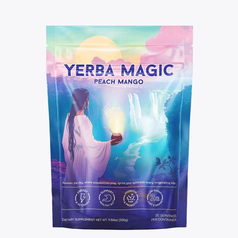 Yerba Mate Instant Tea Powder Natural Energy Brew 80 Servings
