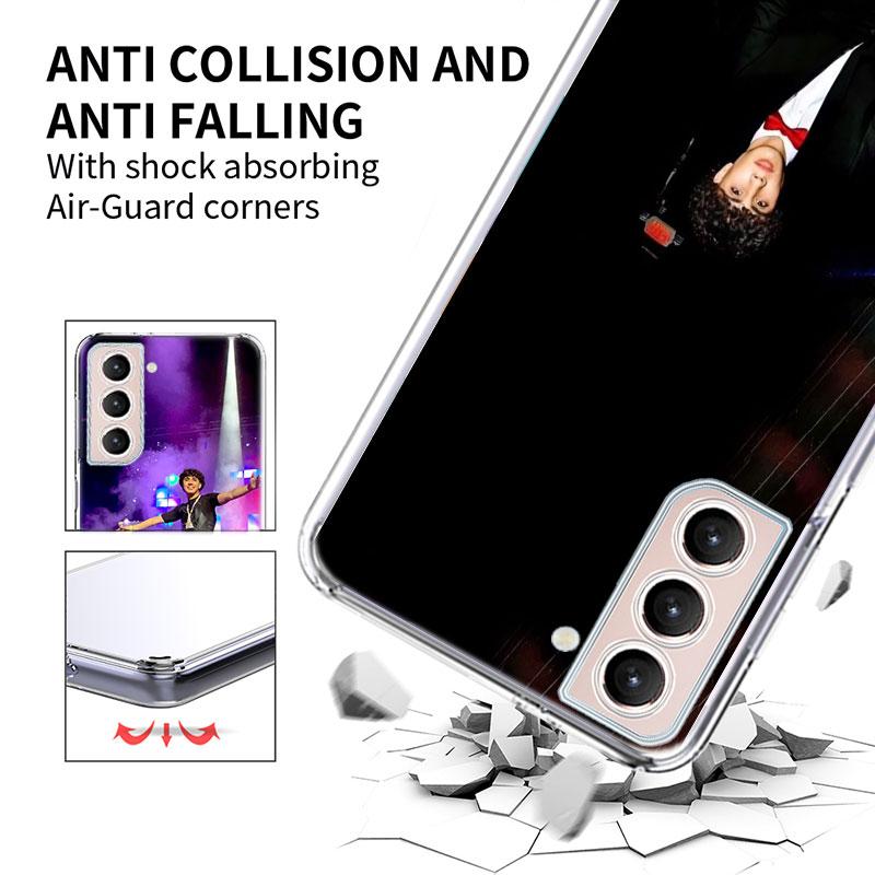DannyLux American Singer Phone Case For Samsung Galaxy S25 Edge S24 S23 FE S21 S20 S10 Plus S22 S26 Ultra Cover Clear Cases TPU