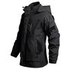 Mens Winter Waterproof Windproof Softshell Cycling Jacket Set Hooded Loose Fit Outdoor Hiking Riding Workwear