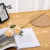 Easy Care Fake Flower Green Leaves Attractive Wedding Bouquet Artificial Peony Flower